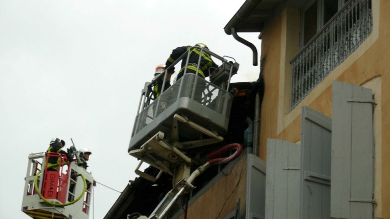 Important incendie rue Mirabeau