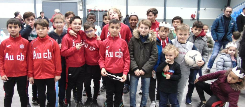 Les sportifs de l'école de  foot d'Auch Football ont tiré les rois