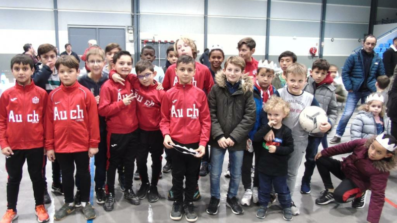 Les sportifs de l'école de  foot d'Auch Football ont tiré les rois