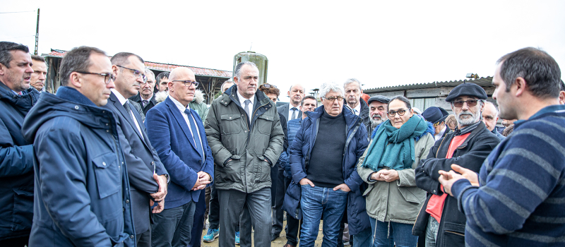 Le ministre de l’Agriculture à Ricourt et Verlus 