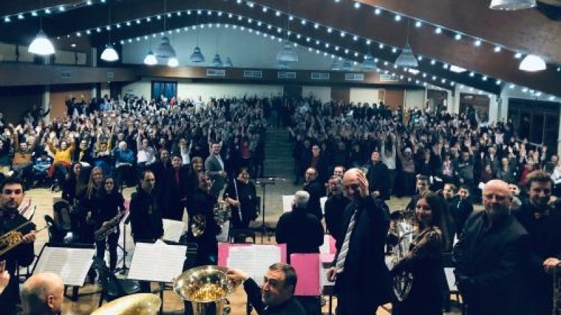 Belle soirée organisée par l'harmonie vicoise pour la Sainte-Cécile