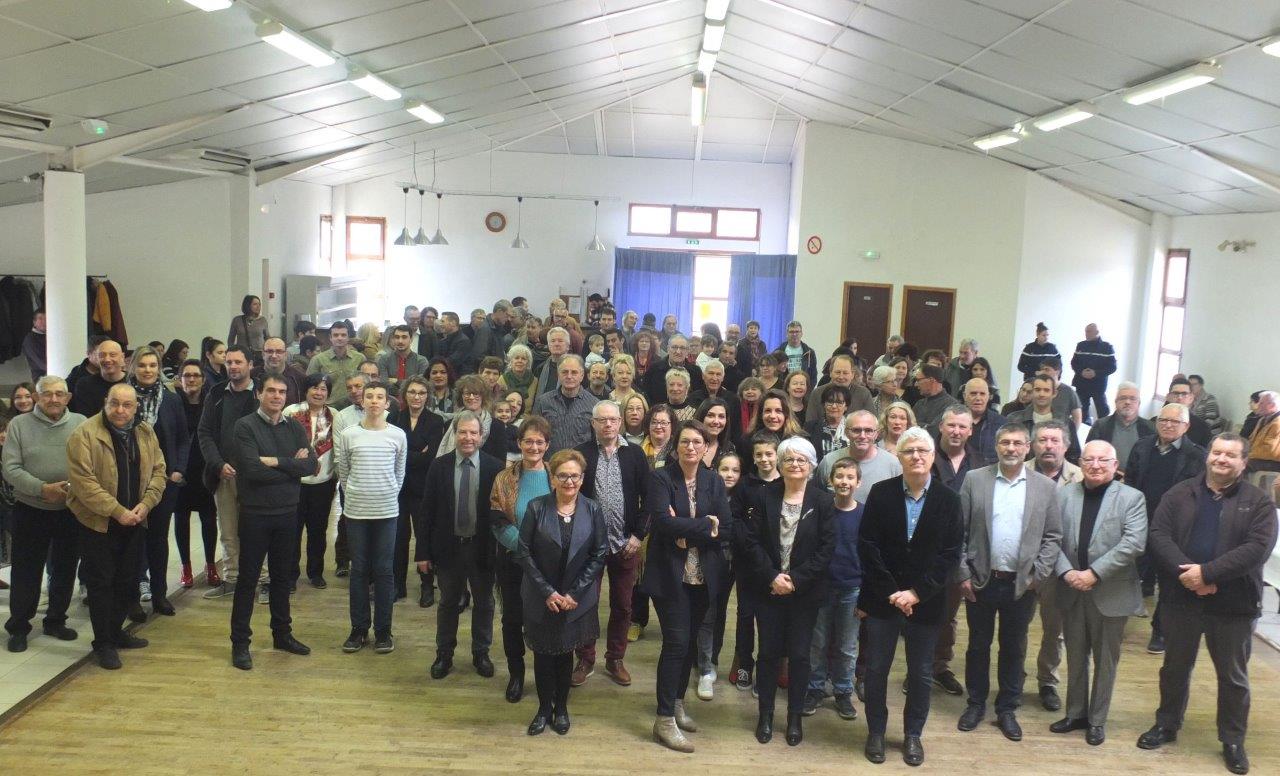 Une assistance fournie est venue pour cette cérémonie toujours un peu particulière, lors d'une année électorale.