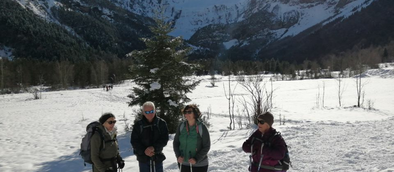 Ambiance grand nord pour la sortie raquettes de janvier 2020
