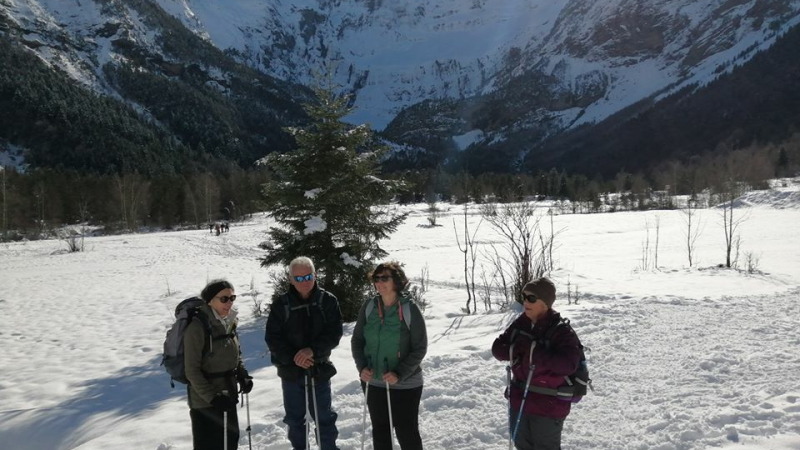 Ambiance grand nord pour la sortie raquettes de janvier 2020