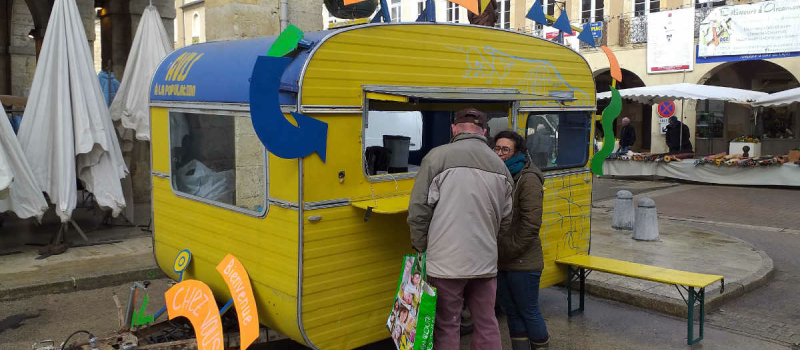 La Randomobile sur le marché hebdomadaire