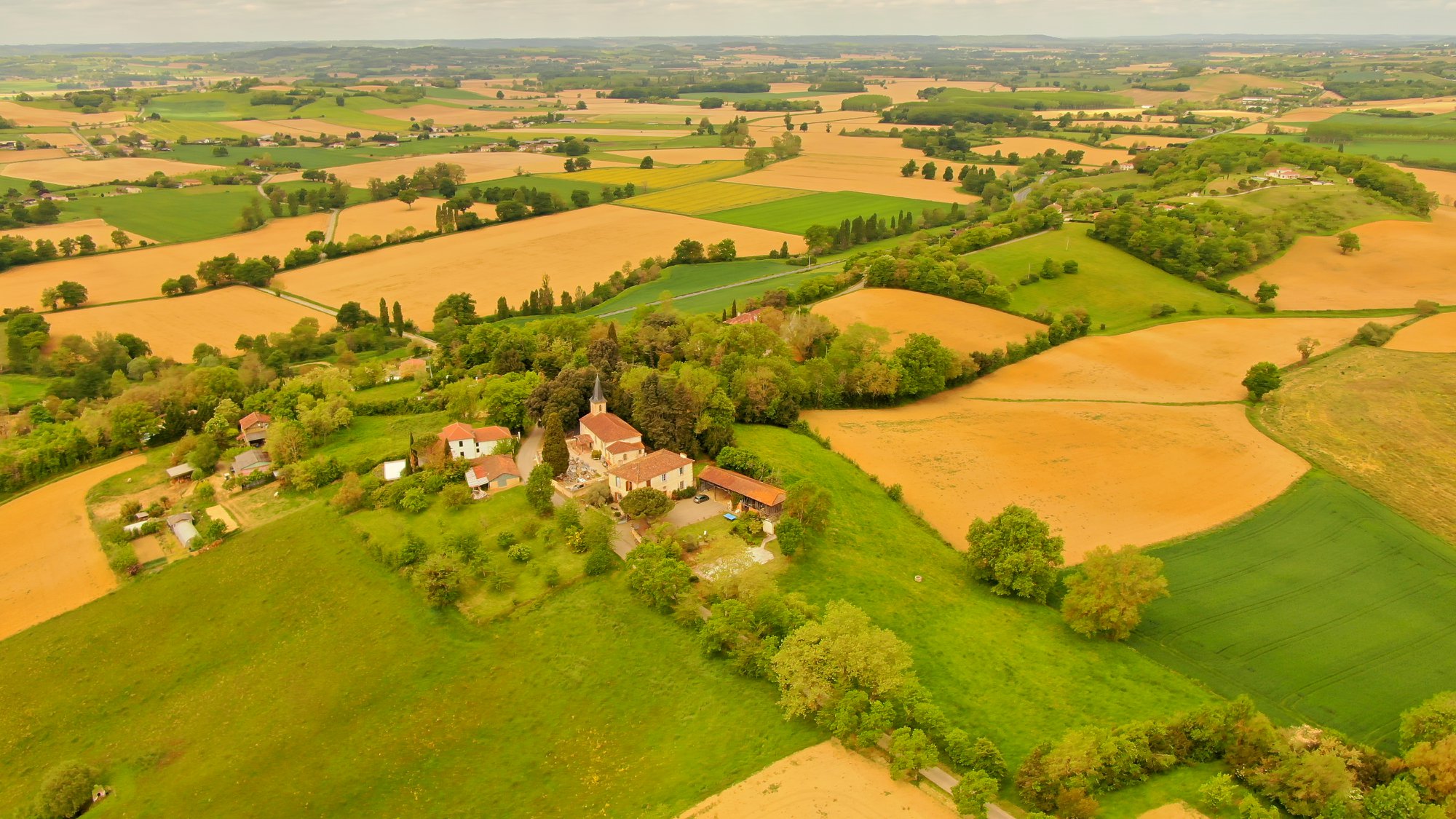 Le village vu du drone de Laurent Lainé