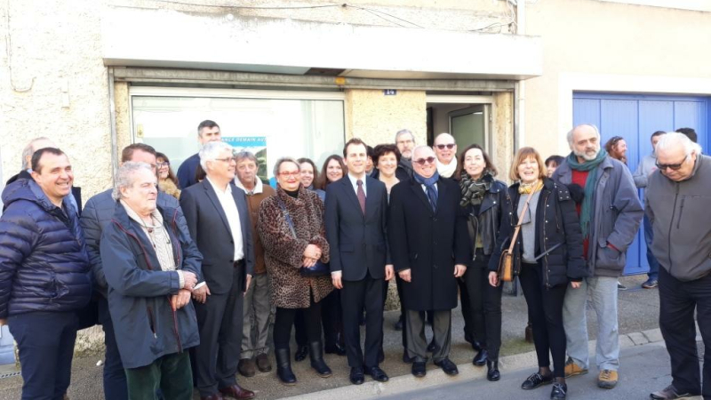 "Fleurance Demain Autrement" a inauguré son local de campagne