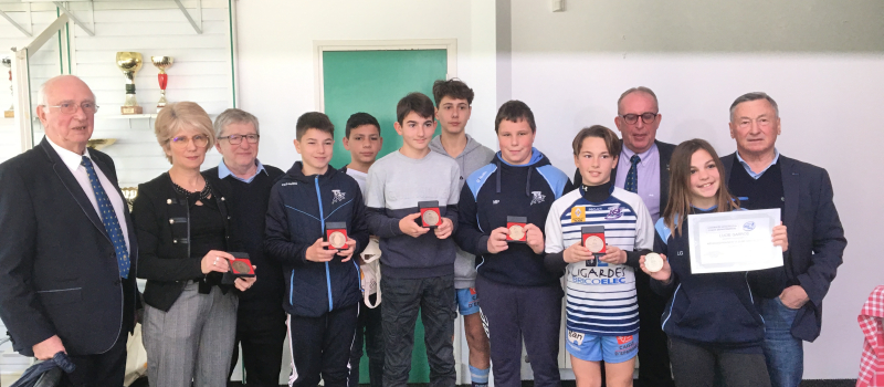 Minimes de l’école de rugby Fleurance Lomagne