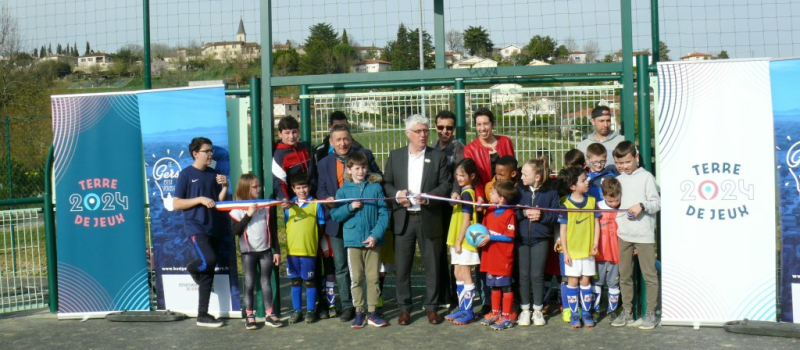 Inauguration de la plate-forme multisports 