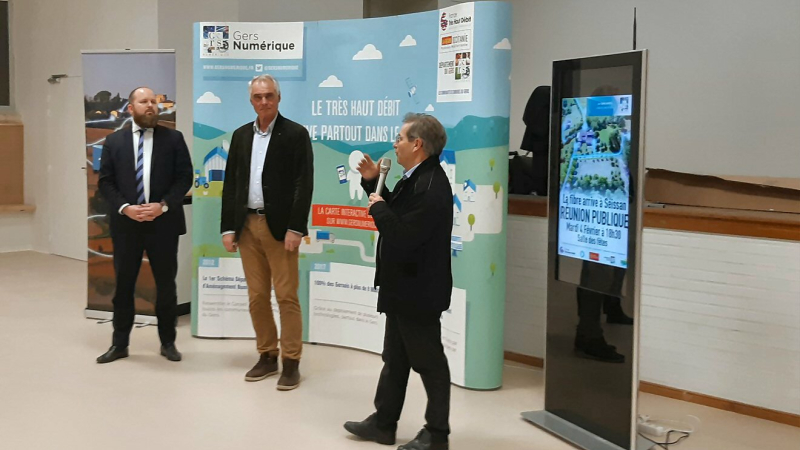 La fibre optique arrive sur les dix communes du secteur de Seissan 