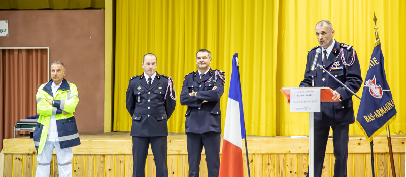 Sainte-Barbe au Houga : un chef de Centre plein de confiance dans l’avenir  
