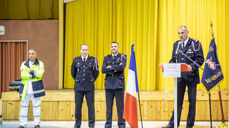 Sainte-Barbe au Houga : un chef de Centre plein de confiance dans l’avenir  