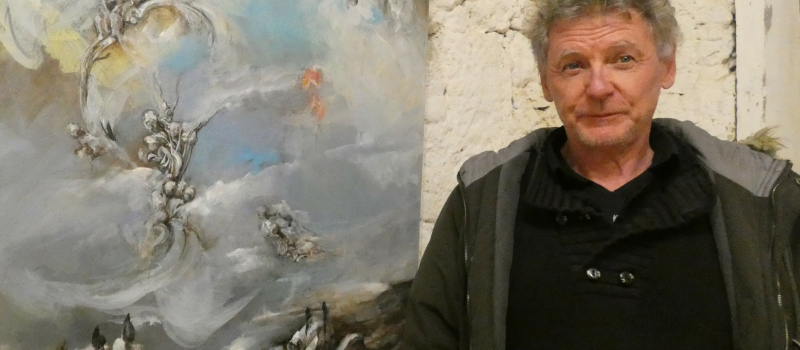 Jean-Marie Salanié à l'Âne Bleu avec son exposition intitulée "Le jour d'après" 