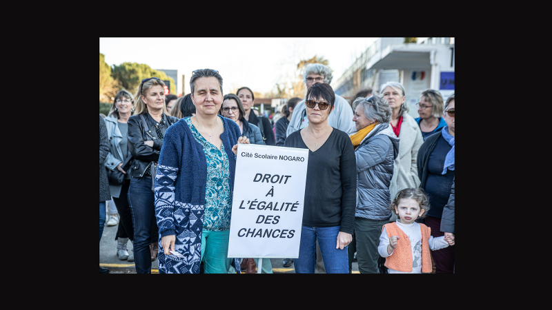 Succès de la manifestation des parents à la cité scolaire de Nogaro  