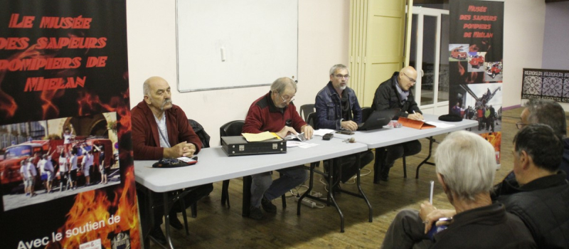 Le Musée des sapeurs-pompiers de Miélan en assemblée