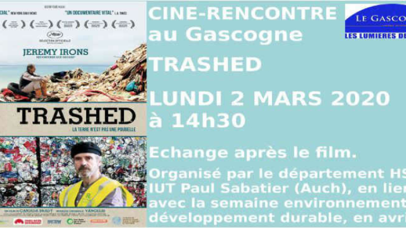 Ciné-Rencontre autour du film  "Trashed" au Gascogne