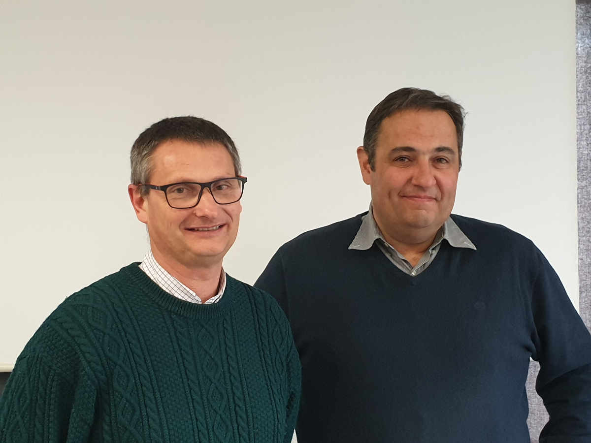 Alain De Scorraille, à gauche, et Christian Cardona, à droite de la photo