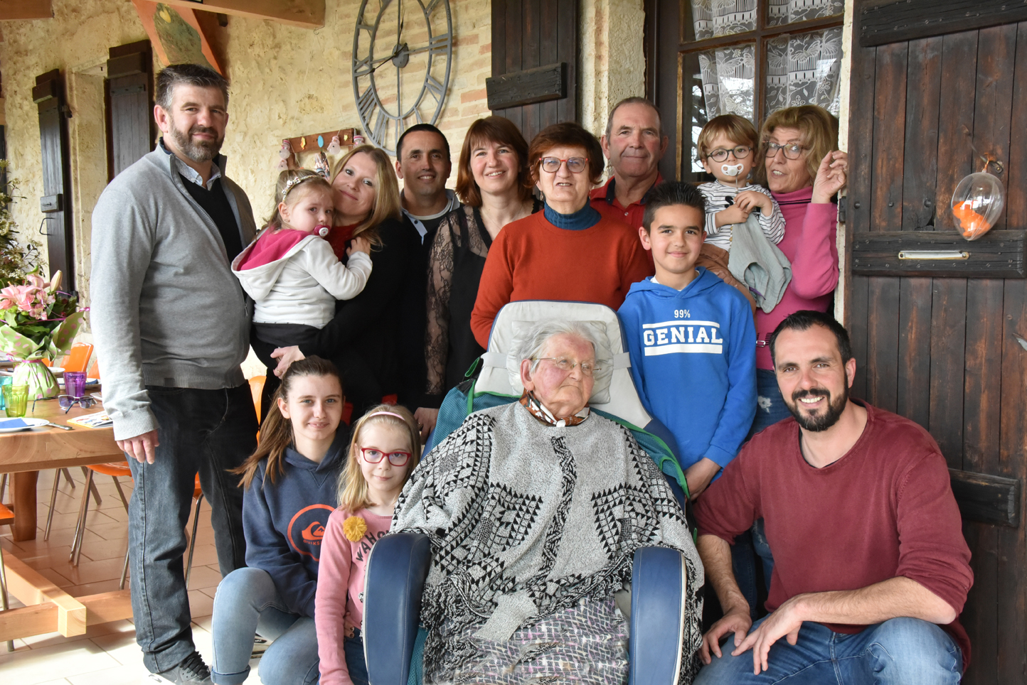 Un moment unique qui restera gravé dans la mémoire familiale