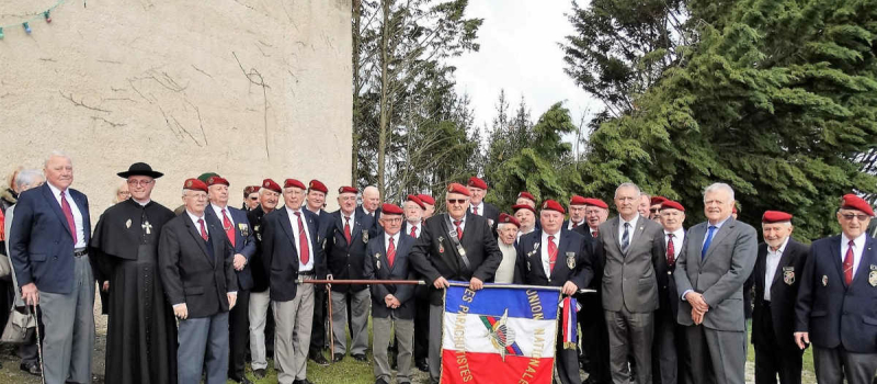 Les vétérans parachutistes ont tenu leur assemblée générale