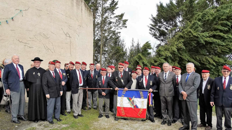 Les vétérans parachutistes ont tenu leur assemblée générale