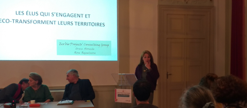 Une intervenante en osmose avec le programme de la liste « L’Isle pour tous 2020 » éco-citoyenne.