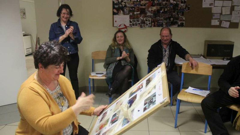 Christine Duprat et Patrick Dubos fêtés