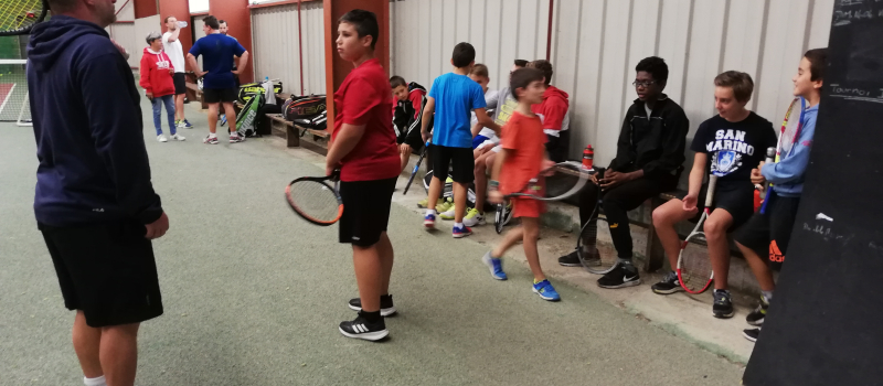 Le tennis, en mode pause.
