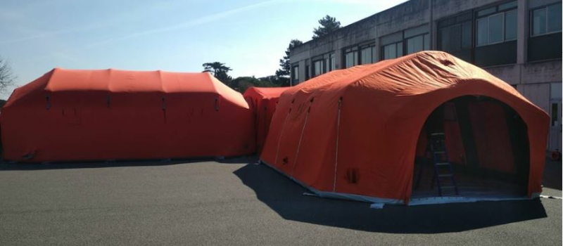 Covid 19 : le SDIS 32 en soutien au Centre hospitalier d'Auch