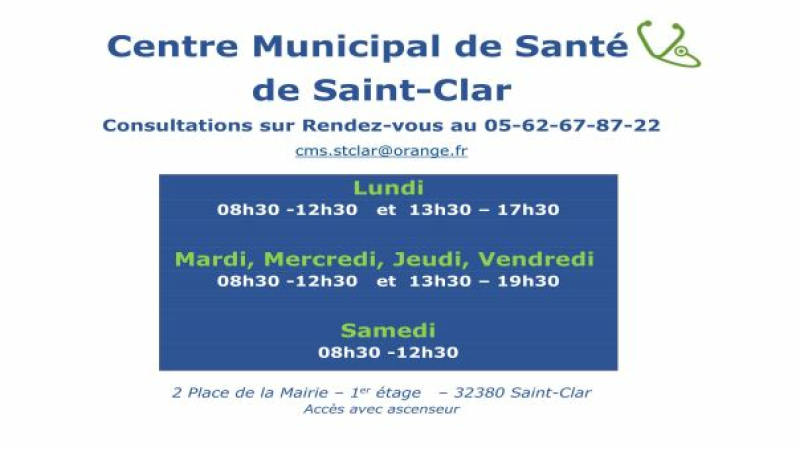 Encore une bonne nouvelle : un médecin rejoint le Centre Municipal de Santé