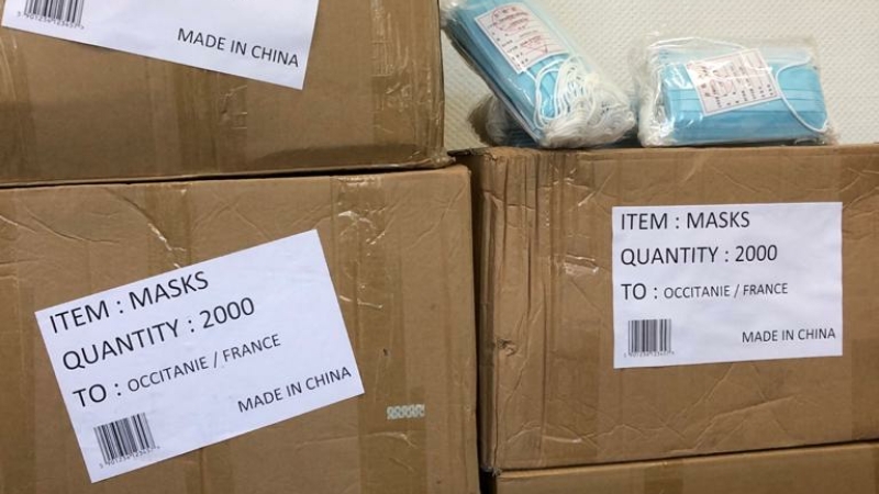 COVID 19 : première commande de 10 000 masques en provenance de Chine arrivée dans le Gers