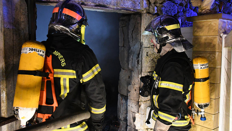 important incendie sur un risque industriel