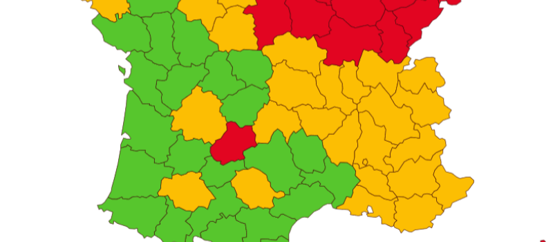 Carte de déconfinement