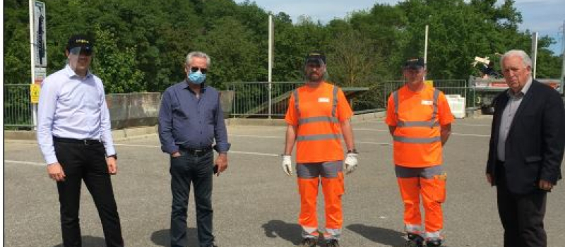 Francis Dupouey Président de Trigone sur le terrain