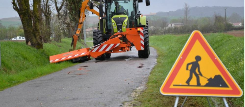 Reprise des travaux d’entretien des routes départementales