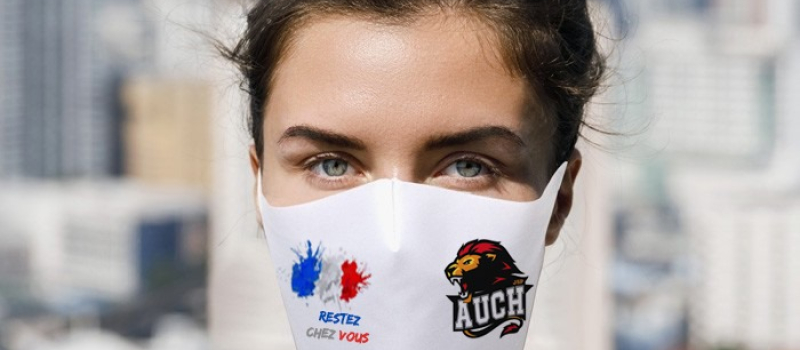 Les pompiers mettent aussi des masques en vente