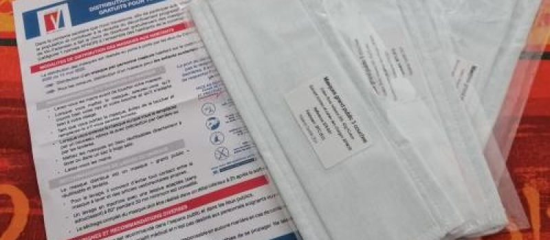 Mairie : opération "Un masque pour tous" 