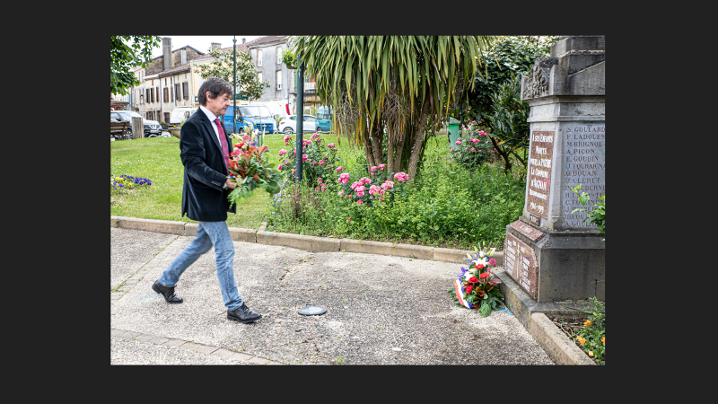 Commémoration du 8 mai 1945 sobre et simple, à Aignan  