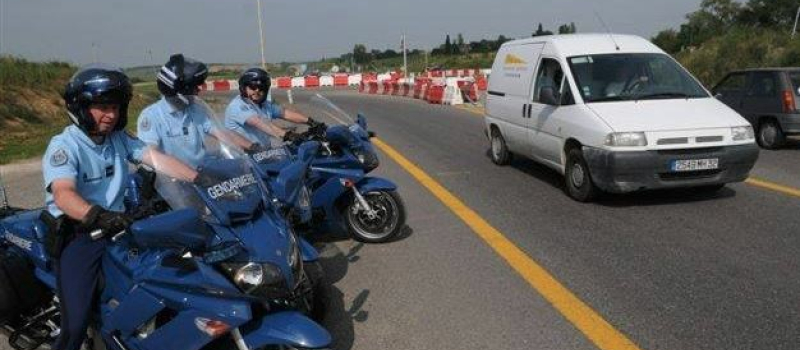 Dix permis retirés ce week-end pour de grands excès de vitesse