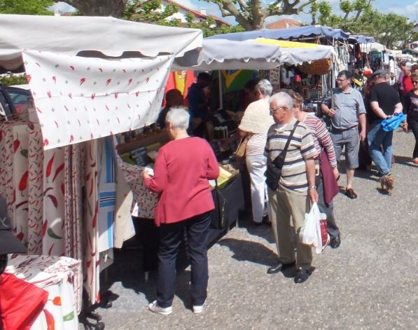 Marché de plein vent - Illustration site indéfini