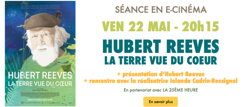 Cette semaine, Hubert Reeves avec la 25e heure
