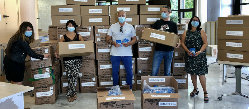 150 000 masques grand public, en tissu, arrivés ce mercredi 