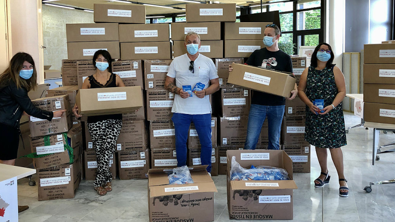 150 000 masques grand public, en tissu, arrivés ce mercredi 