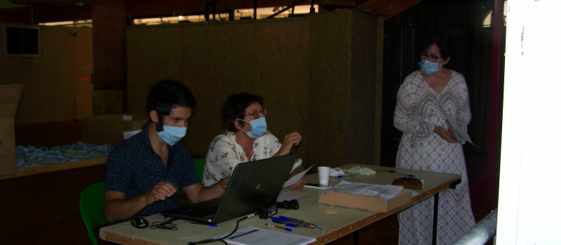 Distribution des masques aux Lislois