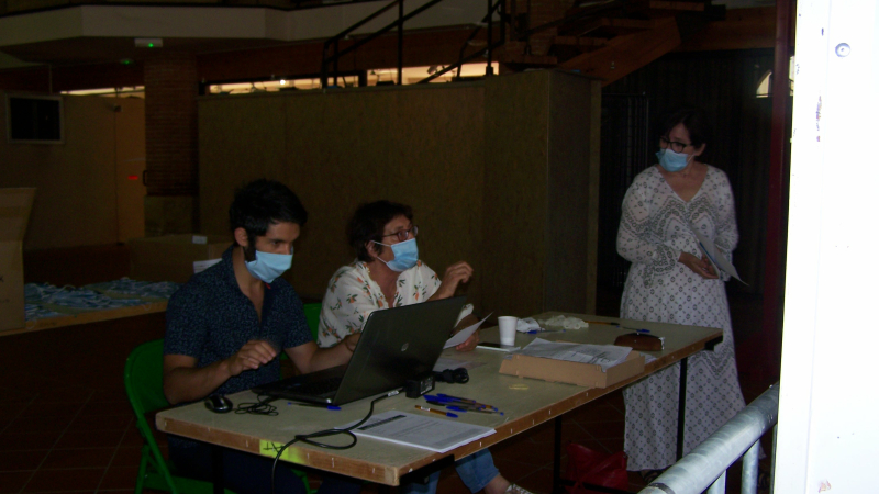 Distribution des masques aux Lislois
