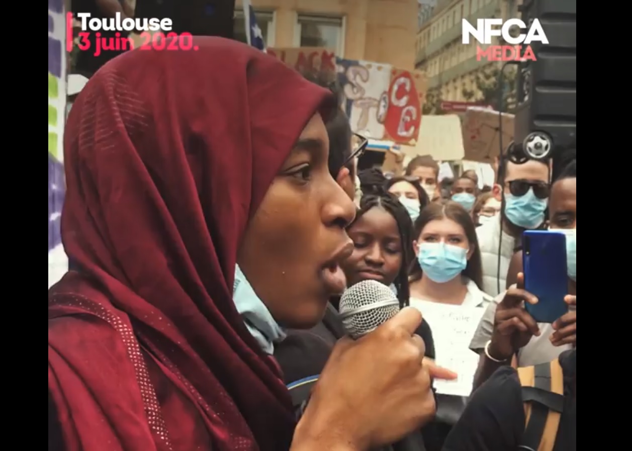 Des manifestants très mobilisés à Toulouse (Image: Copie d'écran Facebook)