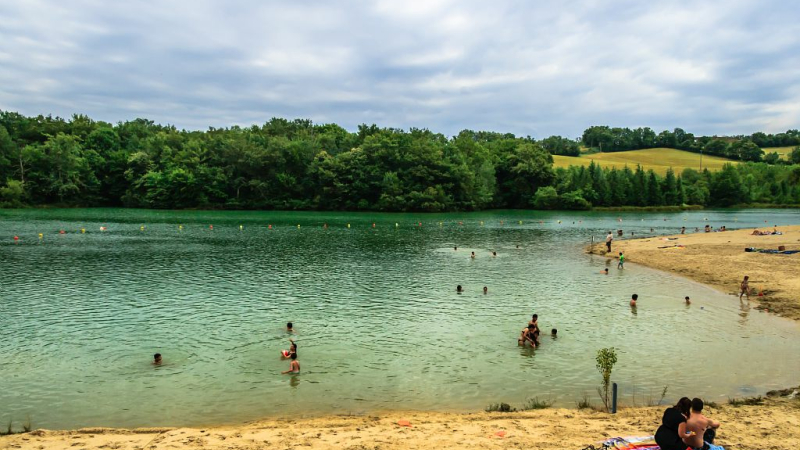 Le lac de Lupiac à l'heure du déconfinement