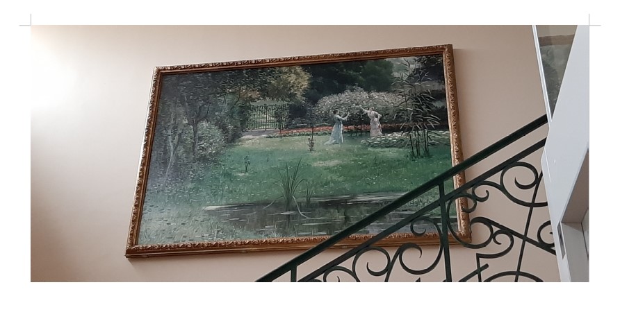  "Dames au jardin" de P.Franc-Lamy