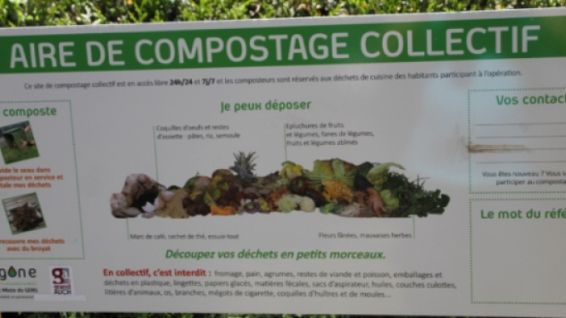 Nouvelle aire de compostage des déchets