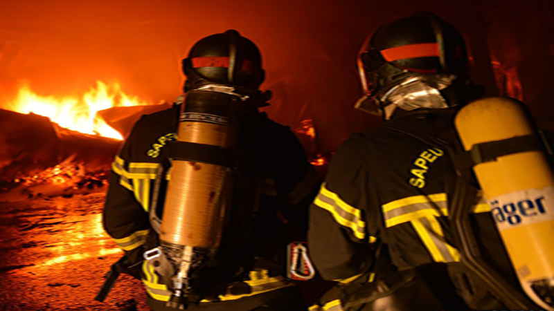 Incendie à la décharge de Pavie 