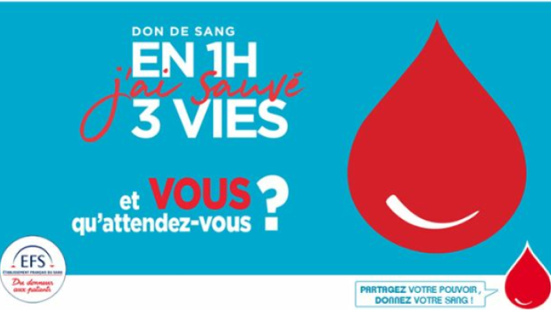 La collecte de sang au mois de juillet